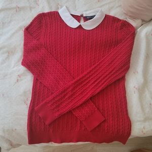 Preppy Collared Sweater Brooke's Brothers